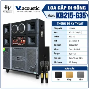 Loa gập di động model KB215-G35