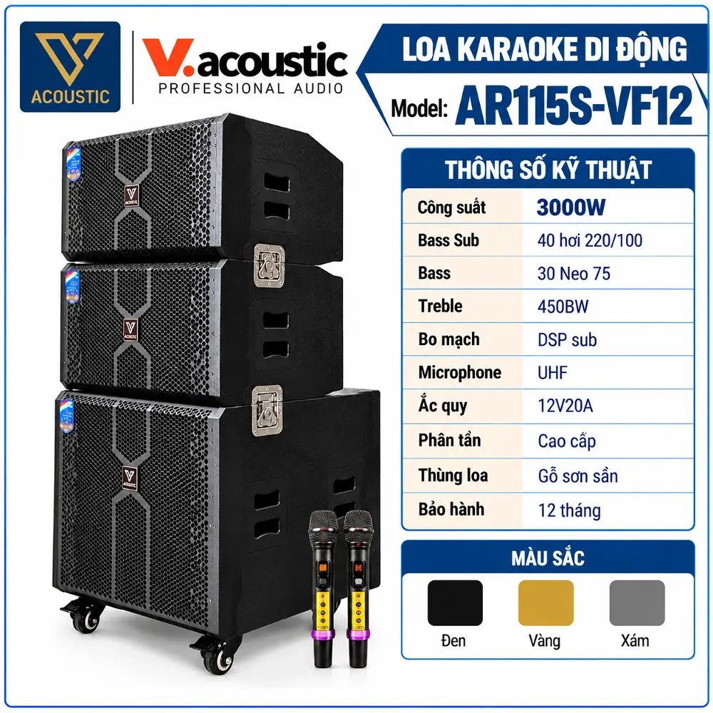 Professional full set model: AR115S-VF12