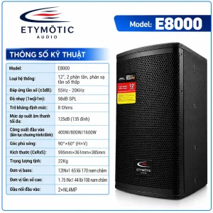 Loa full hiệu Etymotic Model E8000