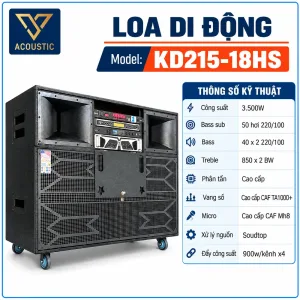 Loa di động model KD215-18HS