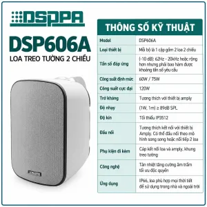 Loa treo Cafe hiệu DSPPA model DSP606A