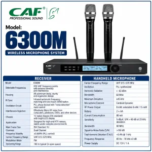 Microphone hiệu CAF Model 6300M