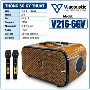 Loa xách tay Model V216-6GV