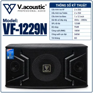 Loa bass 30 hiệu V.acoustic Model VF-1229N