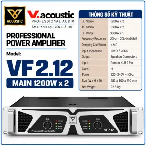 Đẩy CS hiệu V.acoustic Model VF2.12