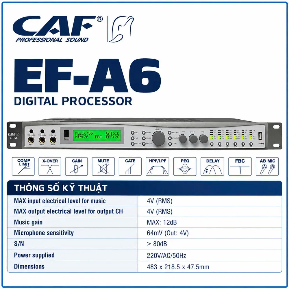 Vang số hiệu CAF model A6