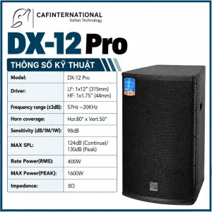 Loa full bass 30 hiệu CAF model DX-12Pro