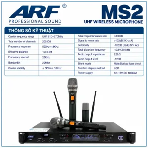 Microphone hiệu ARF model MS2
