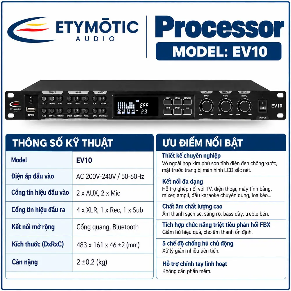 Vang cơ hiệu Etymotic Model EV10