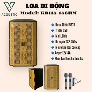 Loa di động model KB115 - 156HM