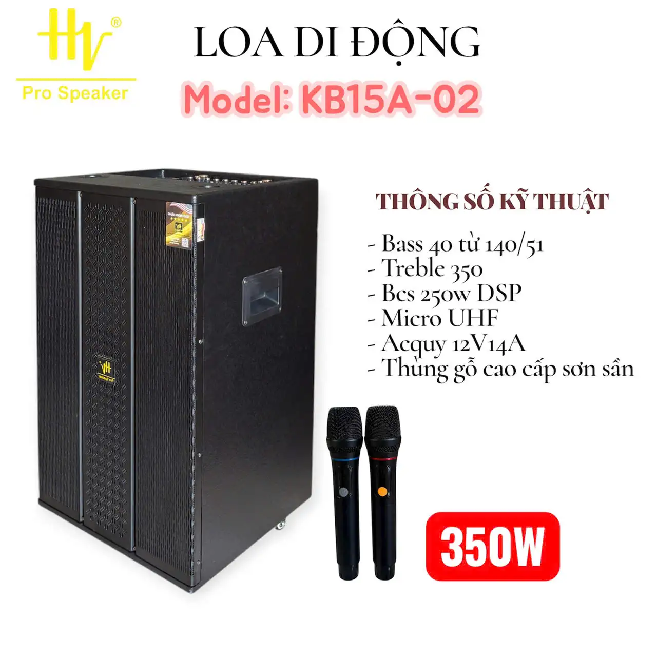 Loa di động model KB15A - 02