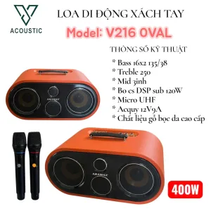 Loa di động xách tay model V216 OVAL