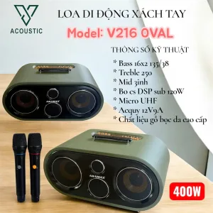 Loa di động xách tay model V216 OVAL