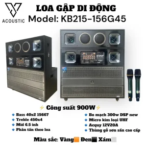 Loa gập di động model KB 215 - 156G45
