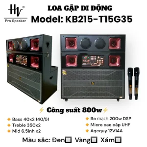 Loa gập di động model KB215 - T15G35
