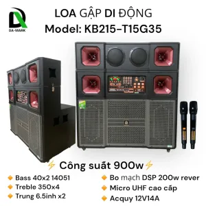 Loa gập di động model KB215 - T15G35