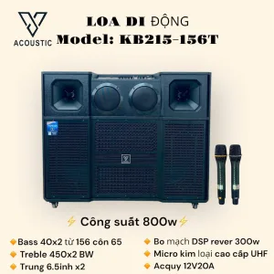 Loa di động model KB215 - 156T