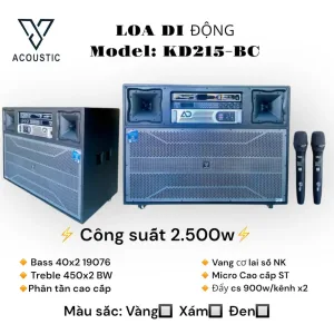 Loa di động model KD215 - BC