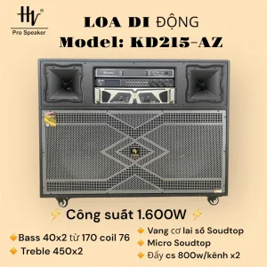 Loa gập di động model KD215 - AZ